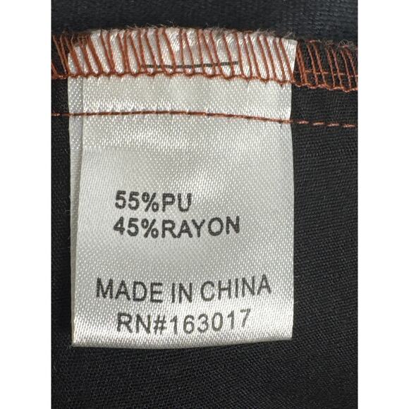 Princess Polly Ashlea Faux Leather Pants Brown Size 4 - Picture 7 of 11